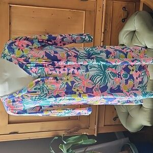 Lilly Pulitzer Multicolor Floral Long Sleeve Dress